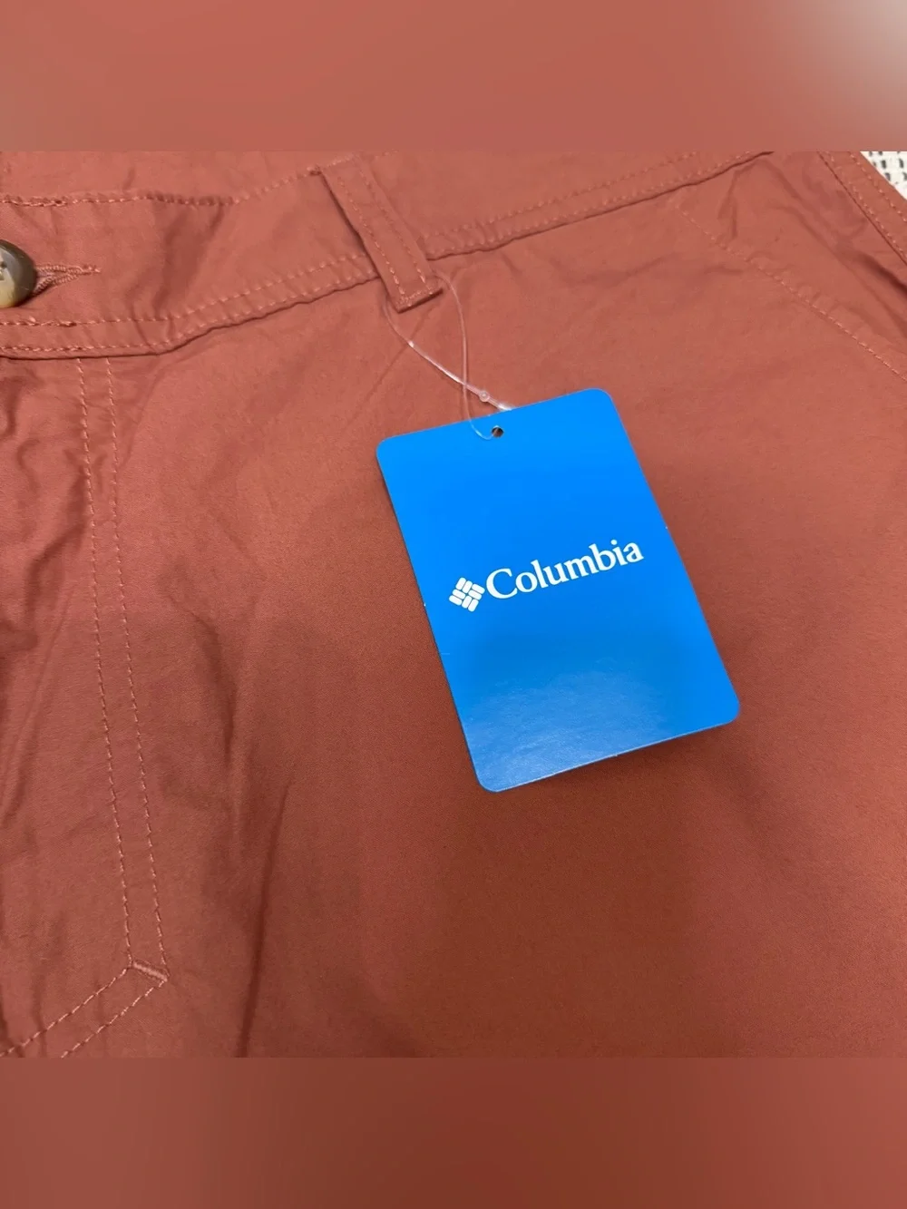 Men’s Columbia Chino Shorts Terracotta Mens 38 X 8” Inseam NWTWashed Out Shorts